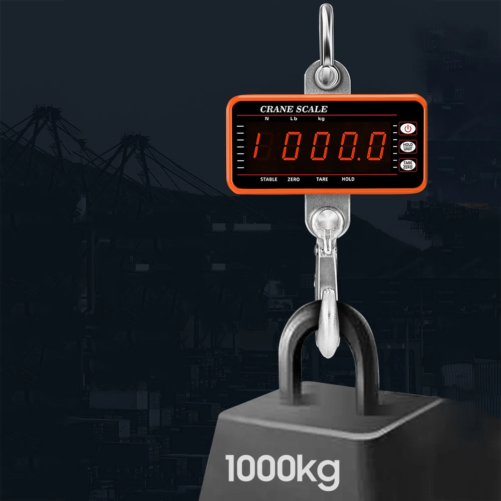 Balance Suspendue Numérique Rechargeable WH-C06 - Mini Grue électronique (Noir)