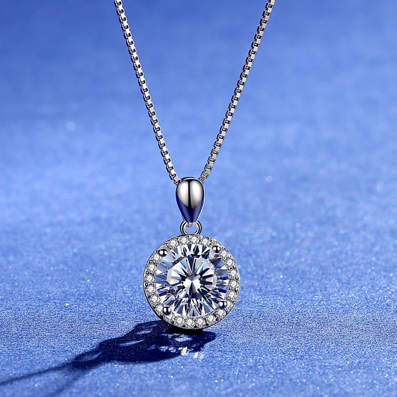 Boeycjr 925 Silver 3ct D Color Moissanite Vvs Engagement Elegant