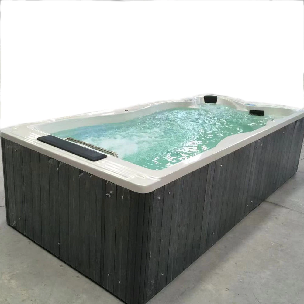 4800mm Outdoor Swimming Pool Whirlpool Bathtub Acrylic Hydromassage TV Garden SPA NS2010A 5