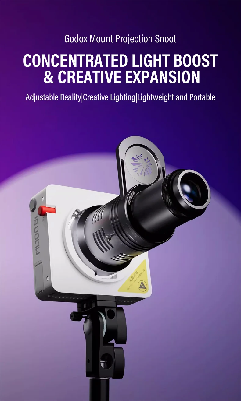 New Bowens Mount Flash Spotlight Focusing Projection Photography Kit For Godox M