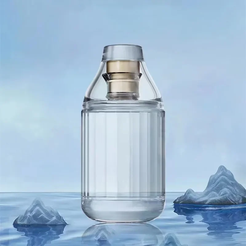 Description Picture 6 of item100ML cute mini whiskey decanter for Liquor Scotch Bourbon outdoor easy to carry Glass Alcohol Bottle for Tequila, Brandy