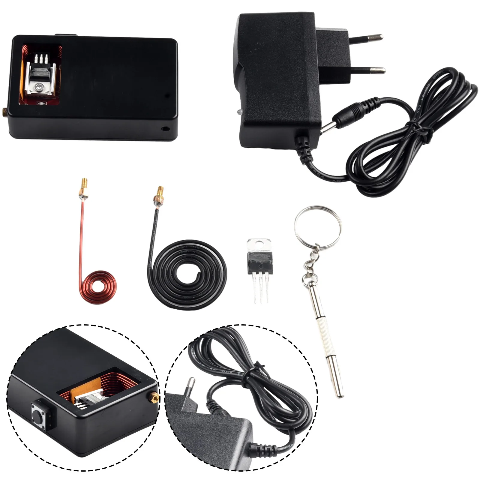DC37.8V 150MHz 95W EMP Generator Electromagnetic Pulse Generator Transmitter E U Plug For Fingerprint Locks Slot Machines Cranes 2