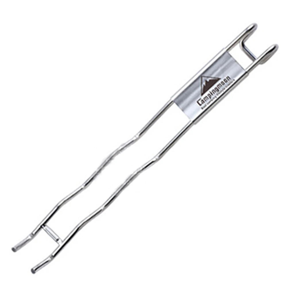 BBQ Grill Grate Lifter Stainless Steel Cooking Grids Lifter Gripper