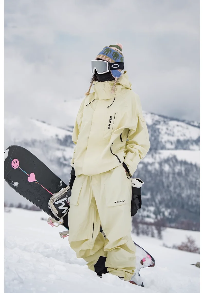 Jacket Ropa De Snow JOHN-traje De Esquí Adhesivo De Presión