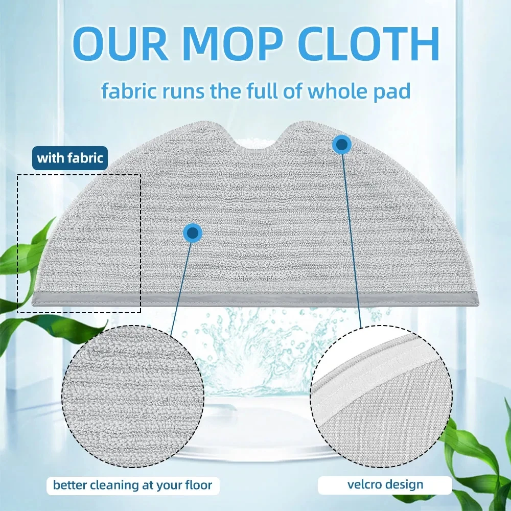 Description Picture 5 of itemFor Dreame D9 / D9 Max /Trouver LDS Finder Robot Vacuum Roller Side Brush Mop Filter water tankSpare Part Accessories