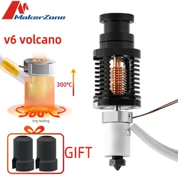 New high-quality V6 Ceramic Heating Core Hotend Bimetal heatbreak Hardened Steel Nozzle Compatible with E3D V6 3D printer
