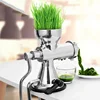 Manual Use 304 Stainless Steel Wheatgrass Juicer Slow Speed Vegetable Orange Extractor Squeezer With Suction Cup 3