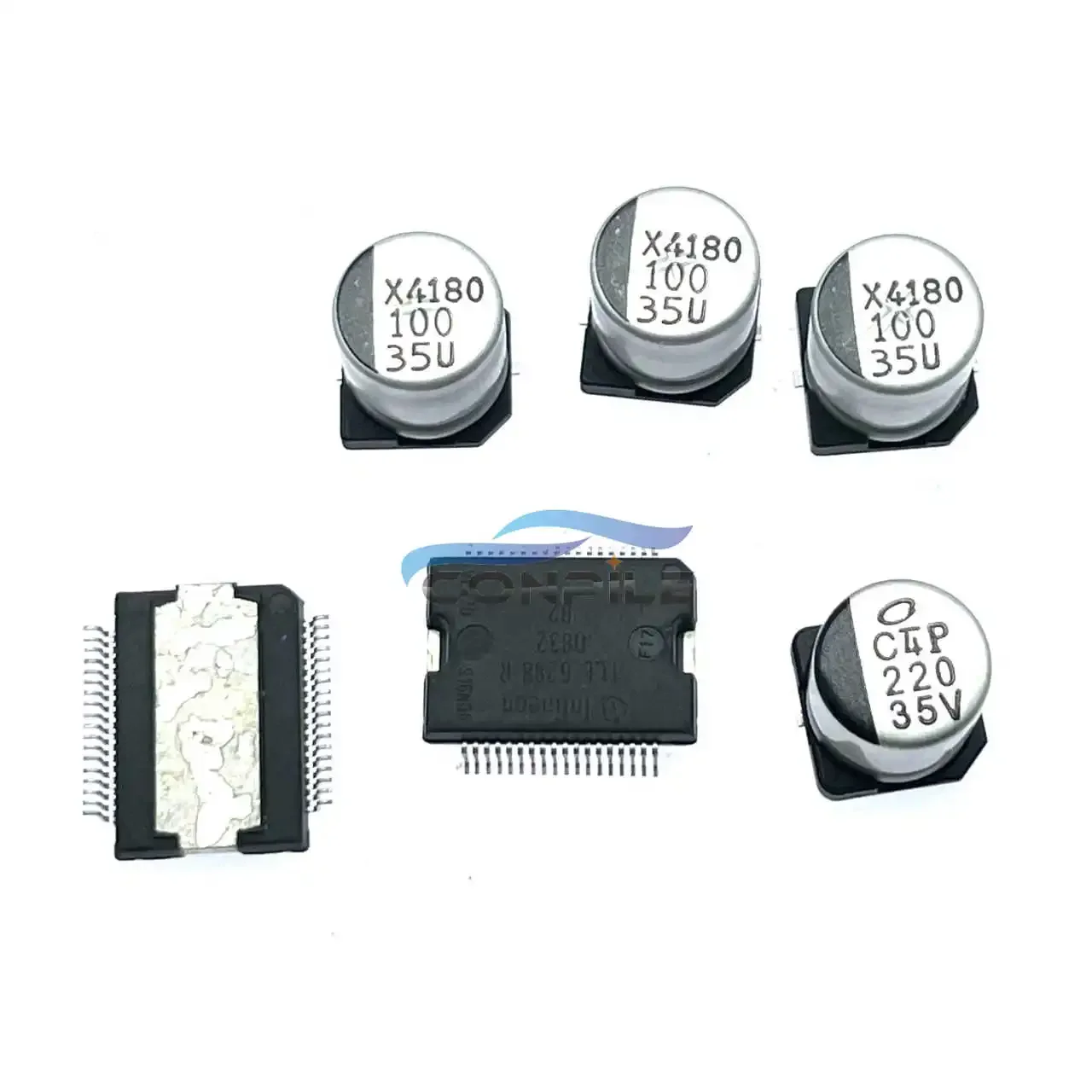 TLE6288R 100UF35V 220UF P0748 for hyundai engine gearbox ECU board electronic pressure control battery valve chip 6