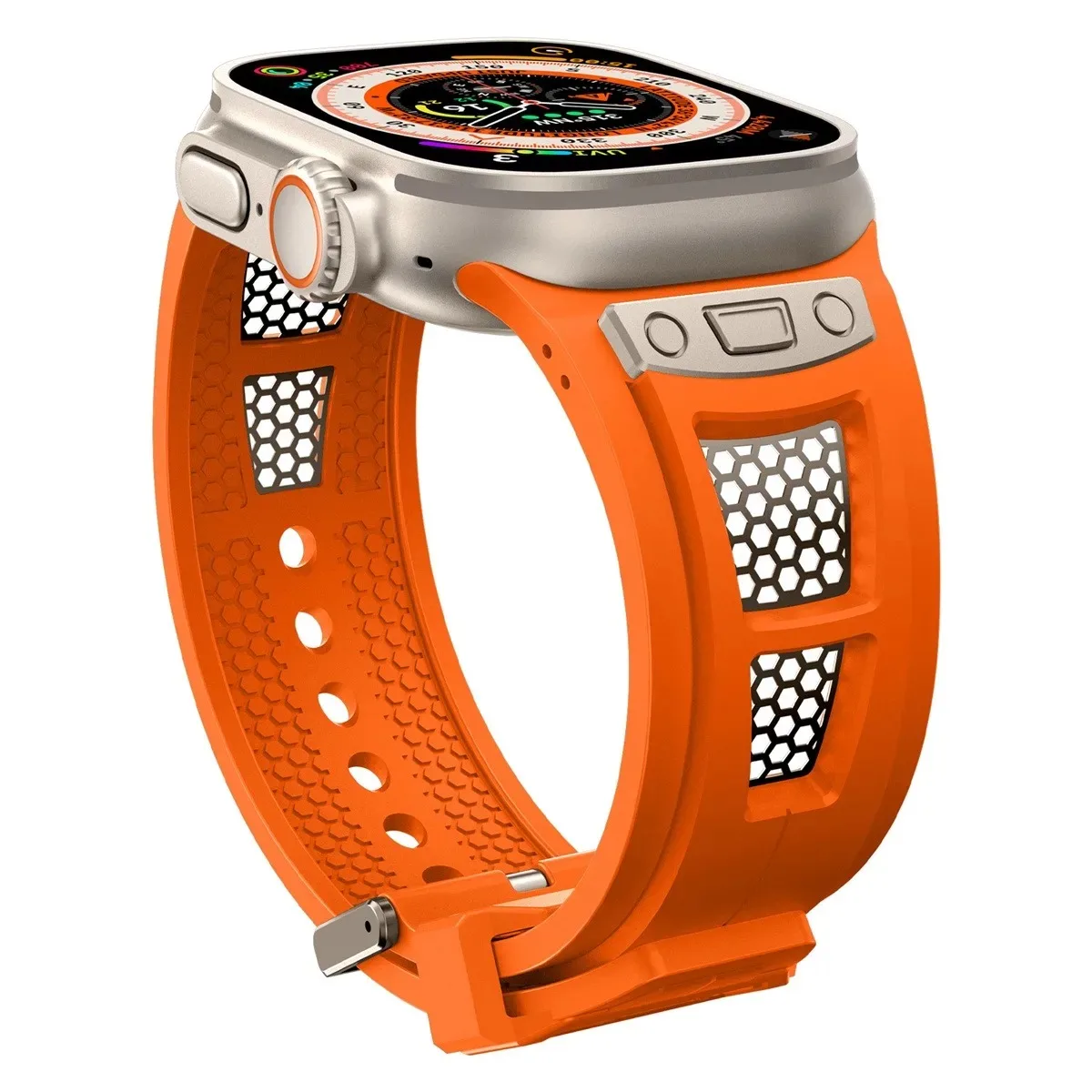Uhrenarmband für iWatch 42/44/45/49 mm, modisches Metallarmband für die Uhrenserie Ultra2 Se 9/8/7/6/5/4/3/2/1_voghion.com