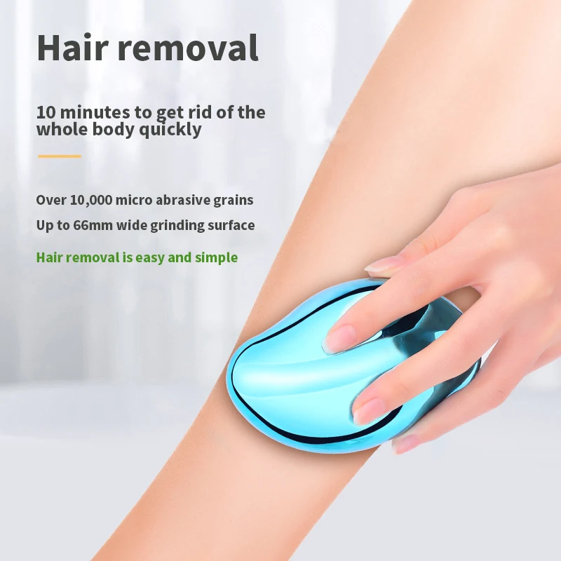 Crystal Hair Remover Depilation Tool Painless Safe Epilator Physical Bleame Crystal Hair Eraser Easy Cleaning Reusable Body Home