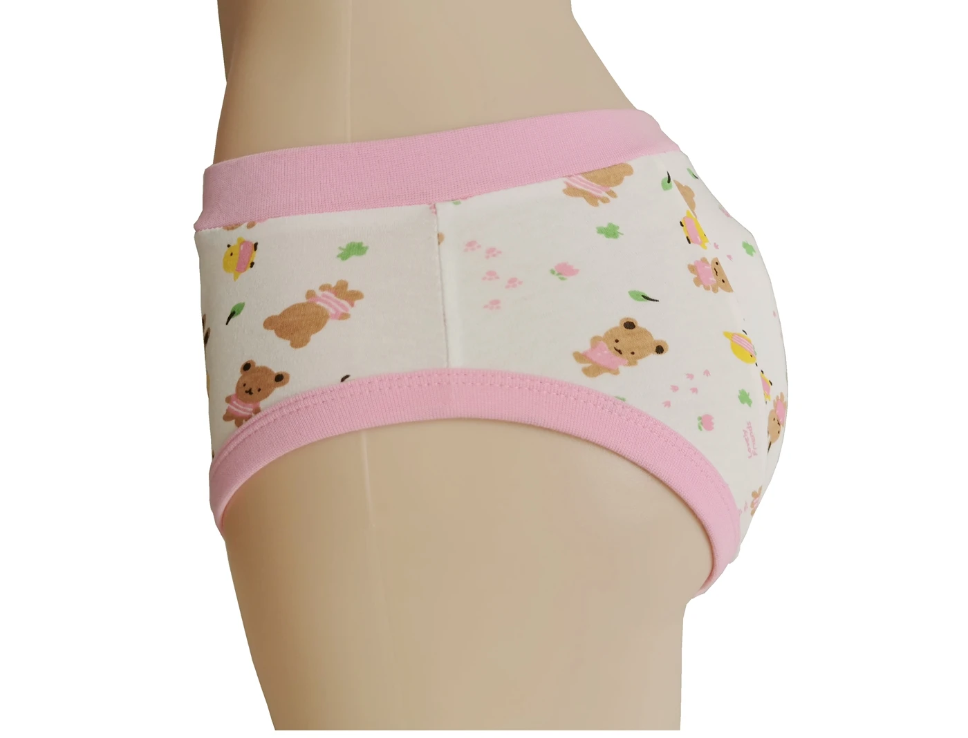 Adult printed pink teddy trainning pant/Adult baby brief with padding inside/ABDL trainning pants/adult trainning pant/abdl pant