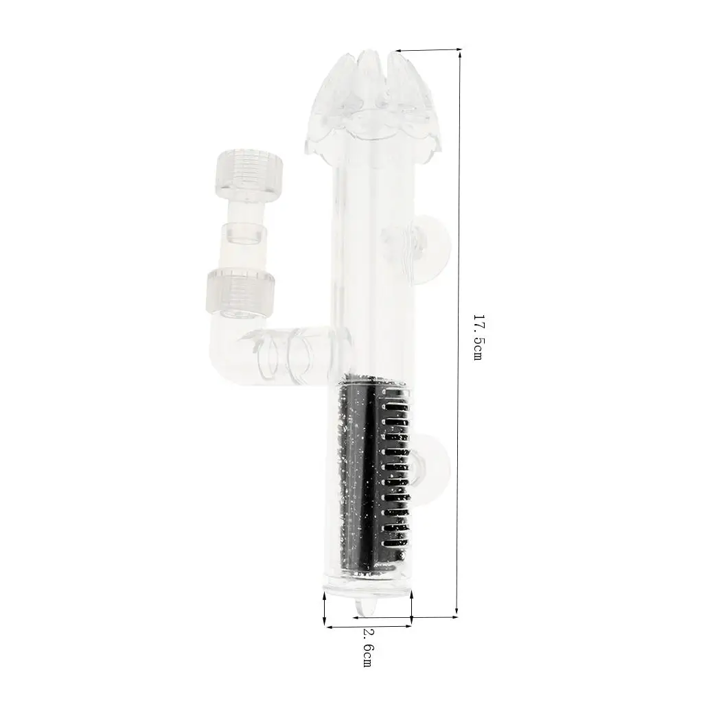 Clear Plastic Fish Tank Surface Oil Marine Skimmer Water Plants