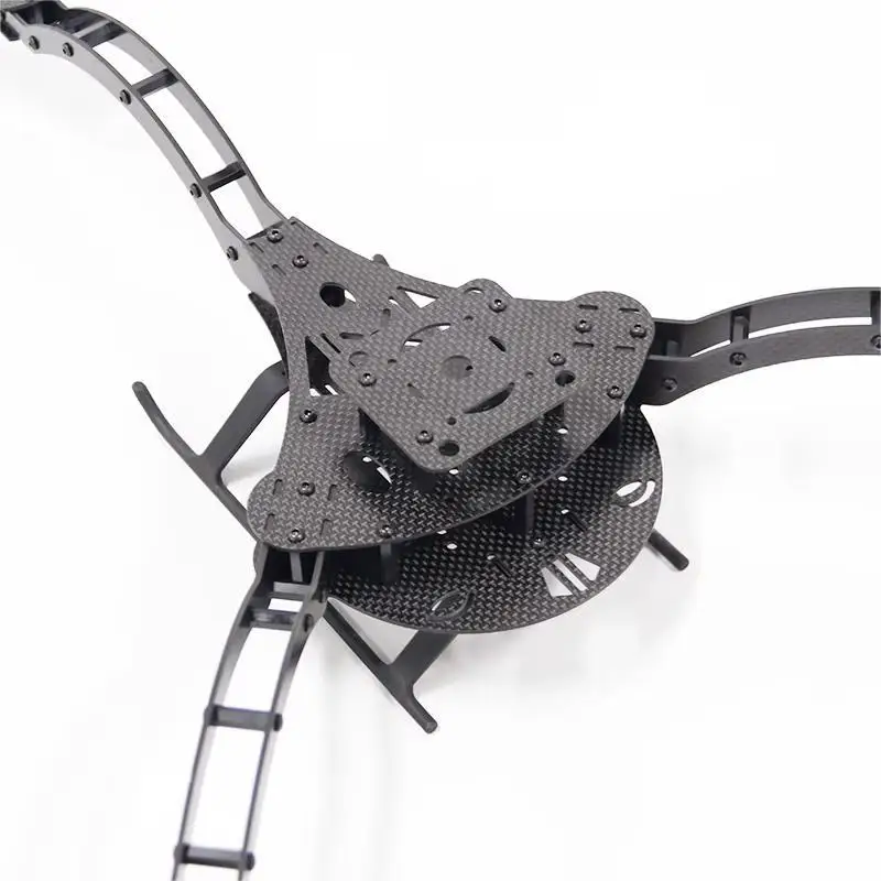 Cadre Drone Y6 450 Fibre Carbone F450 Tri-Copter FPV