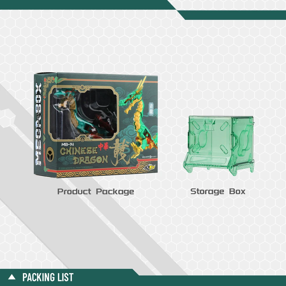 52toys Megabox Mb-14 Chinese Dragon Deformation Toys Action