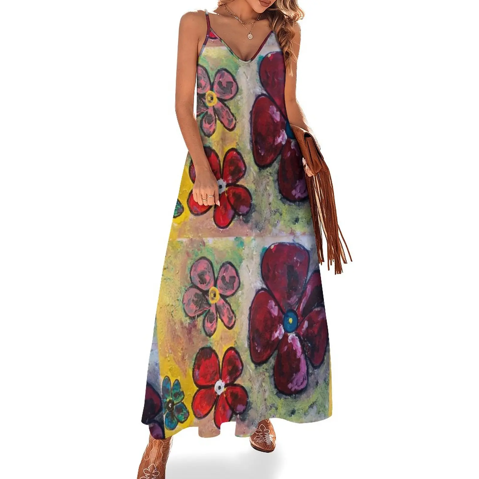 

New colorfuleeeeee Sleeveless Dress summer clothes Female clothing
