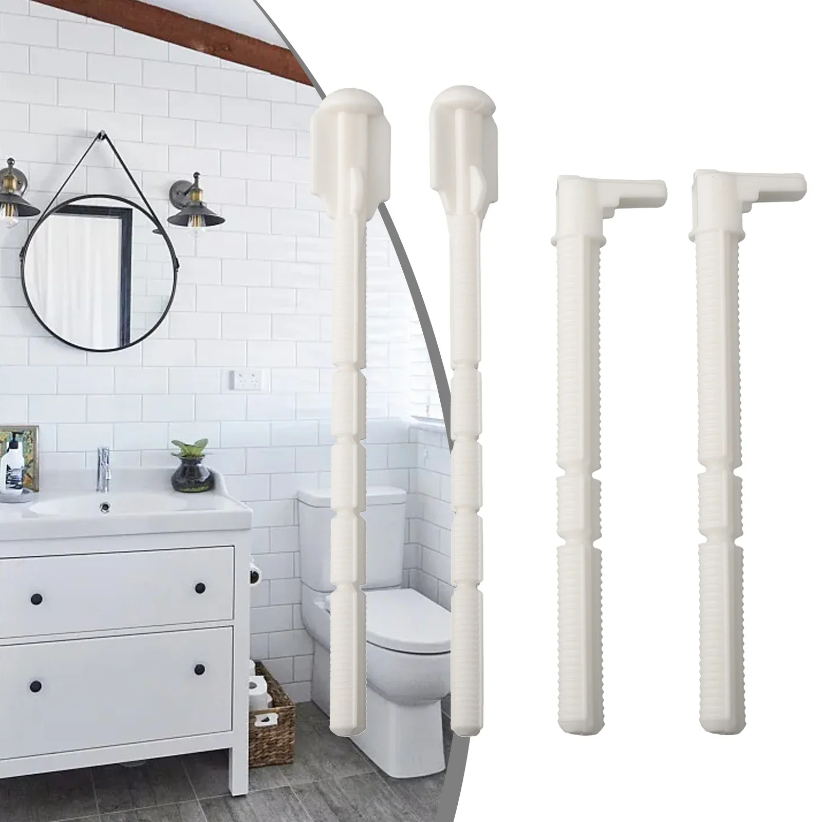 For Push Bar Set 241874001 ABS White Flush Plate Actuator Push Rod For S-igma Cisterns Toilet Tanks Accessories 2