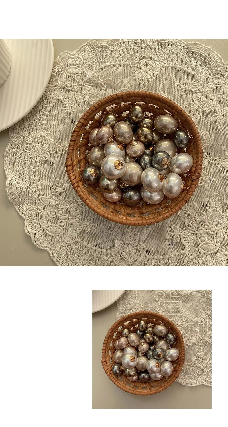 Description Picture 5 of item15/20mm Pearl Buttons For Sweater Cardigan Women Clothes Decor Sewing Embellishment Apparel Needlework Diy Craft Supply 6pcs New