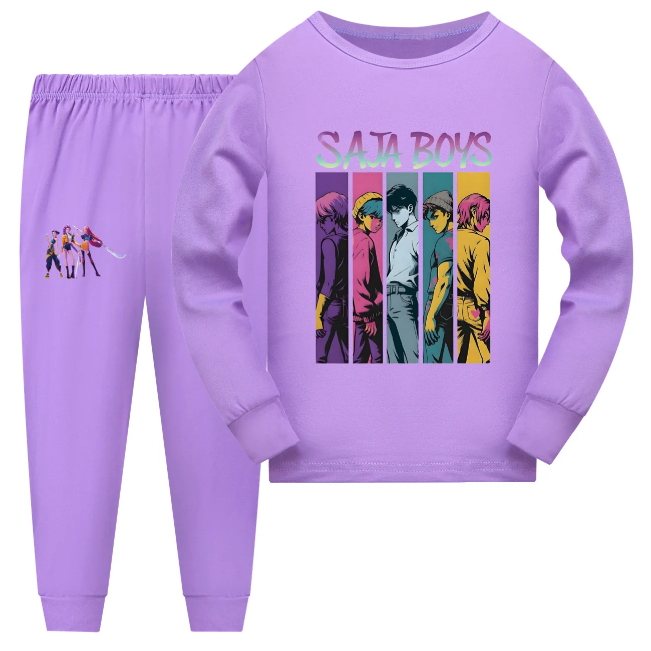 Générique 2025 D-Demon H-Hunters Filles Pyjamas Ensembles De