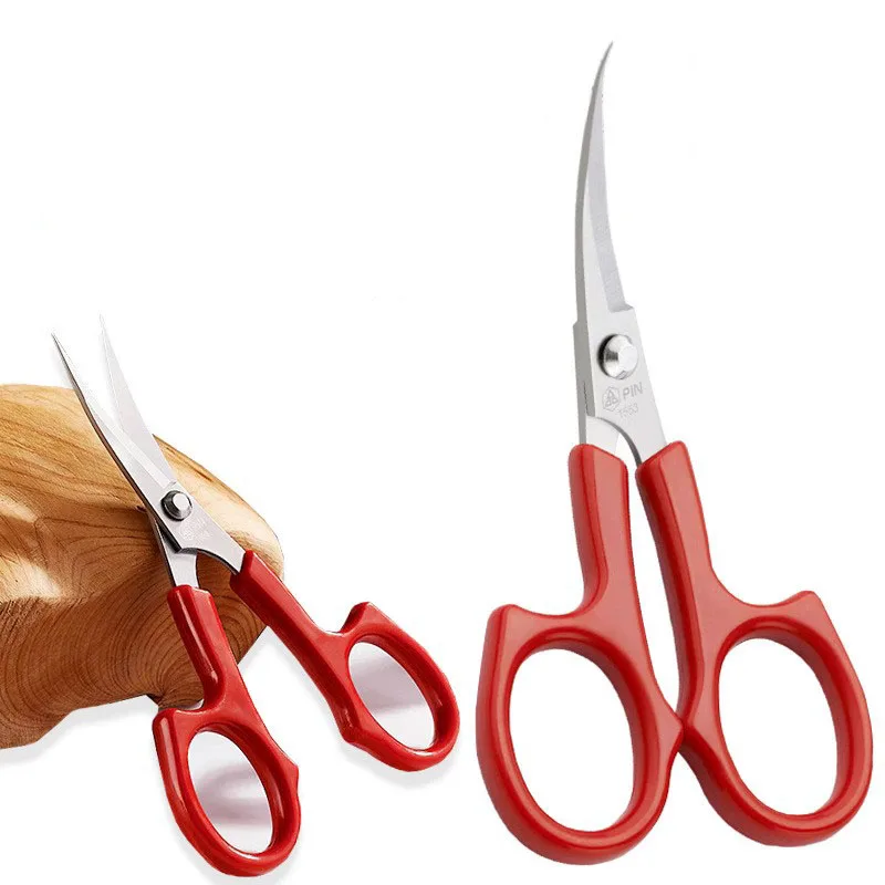 Bent Head Embroidery Scissors Needlework Cutting Sewing Fabric Cross Stitch Tailor's Scissor Sewing Tool Cuts Craft DIY 5.5
