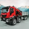 RC 1/14 Hydraulic Lifting Truck Iveco Dump Truck Model RTR Full Metal Dump Truck with Sound and Light Set PL18EV RC Toys 2