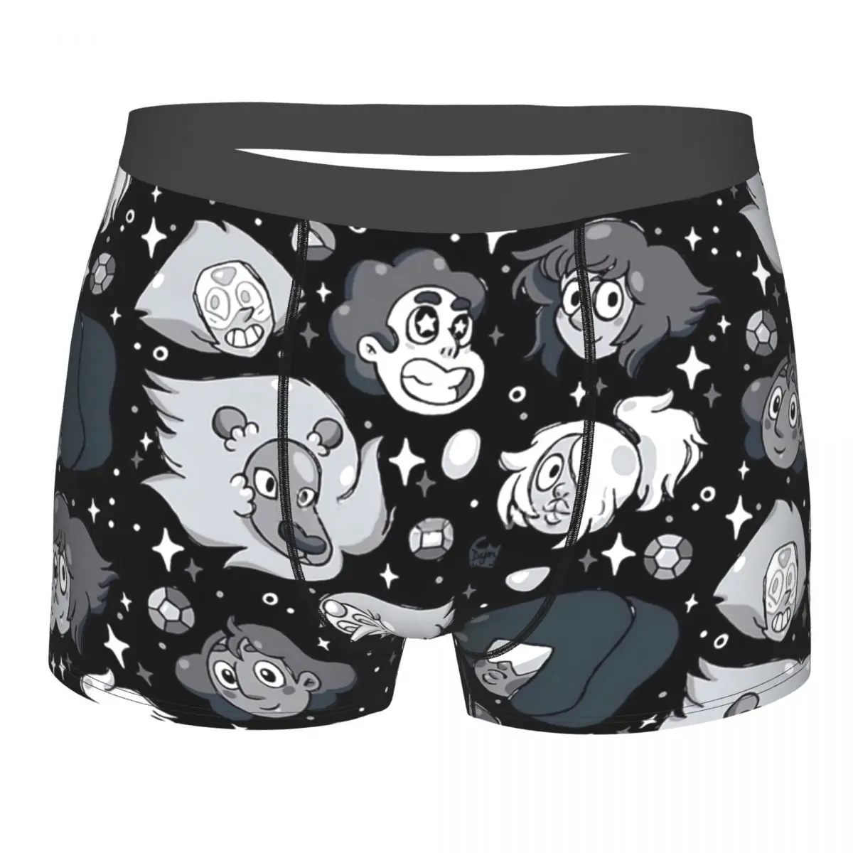 

Crystal Gem Friends American TV Series Animation Underpants Breathbale Panties Male Underwear Print Shorts Boxer Briefs