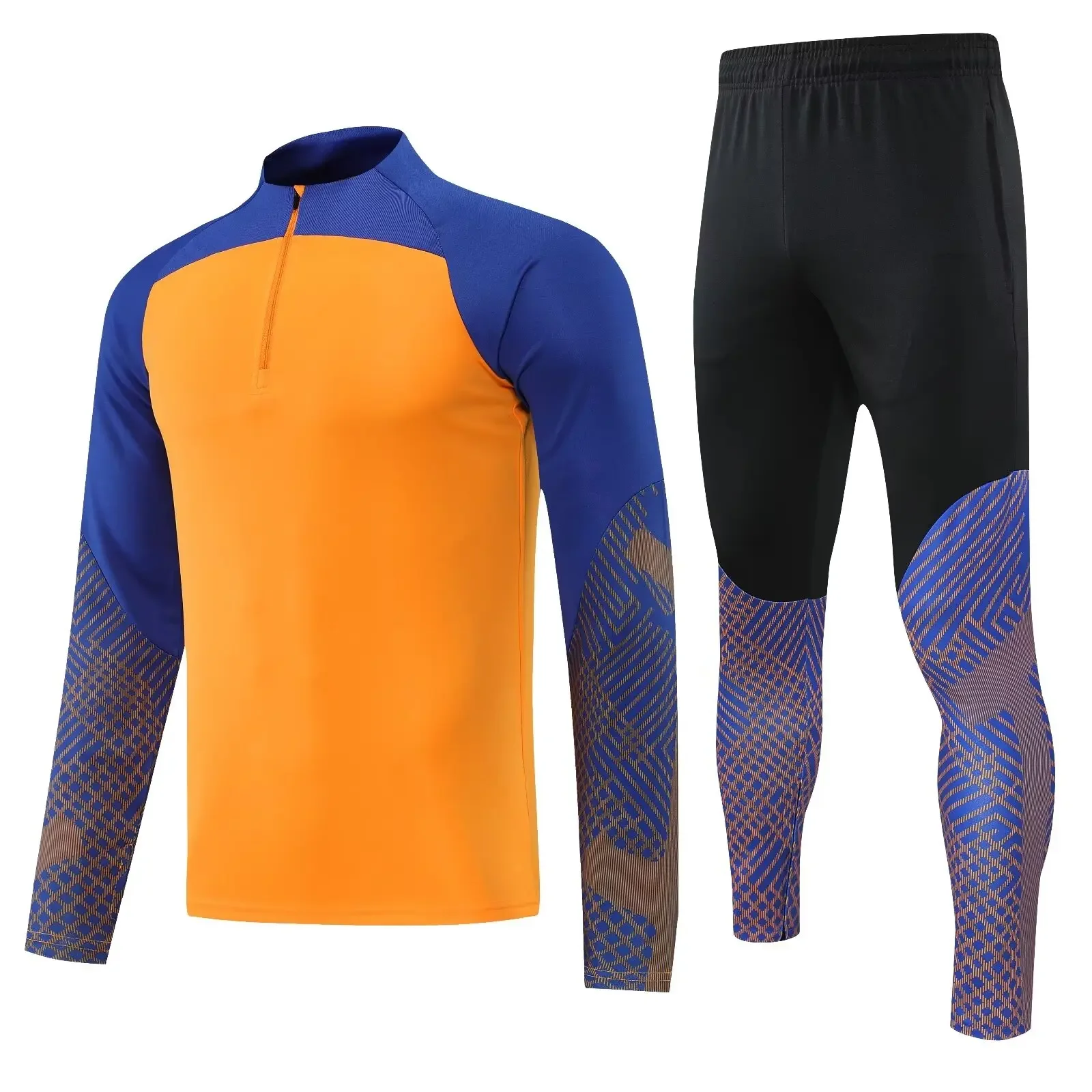 new men Leisure sports set suit football Training wear games Jerseys Jacket baseball Kit full sleeve top and trousers