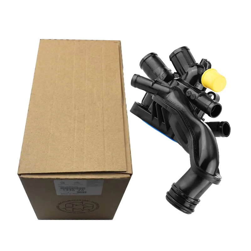 Engine Coolant Thermostat 1336Z6 1336.Z6 11537534521 9808646980 Water Flange Engine Thermostat With Original Box for Peugeot 308 508 2008 3008
