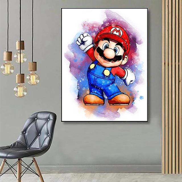 5D Diamond Painting Kits for Aduts, Super Mario Diamond Art for