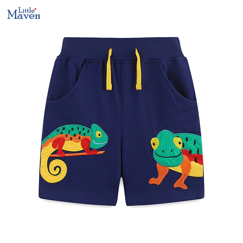 Summer Baby Boys Short Cartoon Lizard Pants Cotton Soft Comfort Children's Wear Lovely for Kids 2-7 years
