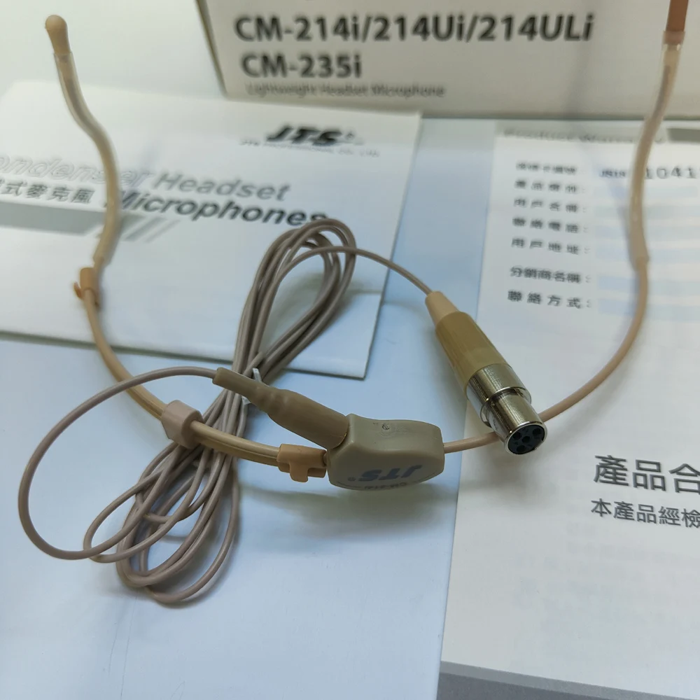 耳掛けヘッドセットマイク「CM-8015B（JTS）」超軽量 JTS ( ジェーティーエス ) CM-8015B 耳掛けコンデンサーマイク