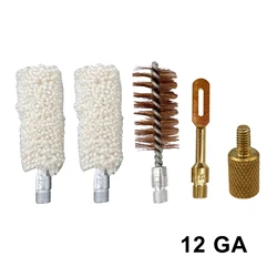 Deluxe Gun Cleaning Kit with Brushes, Mops, Brass Jags, and Slotted Loops (12 GA Kit)