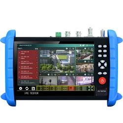 7 Inch HD CCTV Tester Monitor AHD CVI TVI CVBS SDI IP H.265 4K 8MP HDMI In Multimeter TDR Optical fiber VFL ONVIF WIFI POE