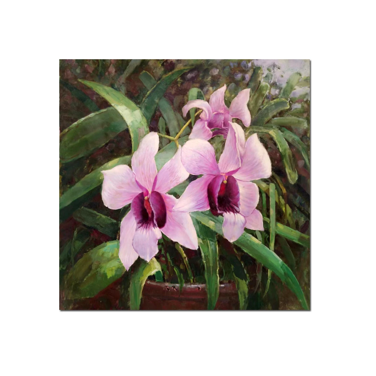 

Hand Painted IMPRESSIONISM Oil Painting Classical Still Life Flowers Reproduction On Canvas Wall Art Home Decor