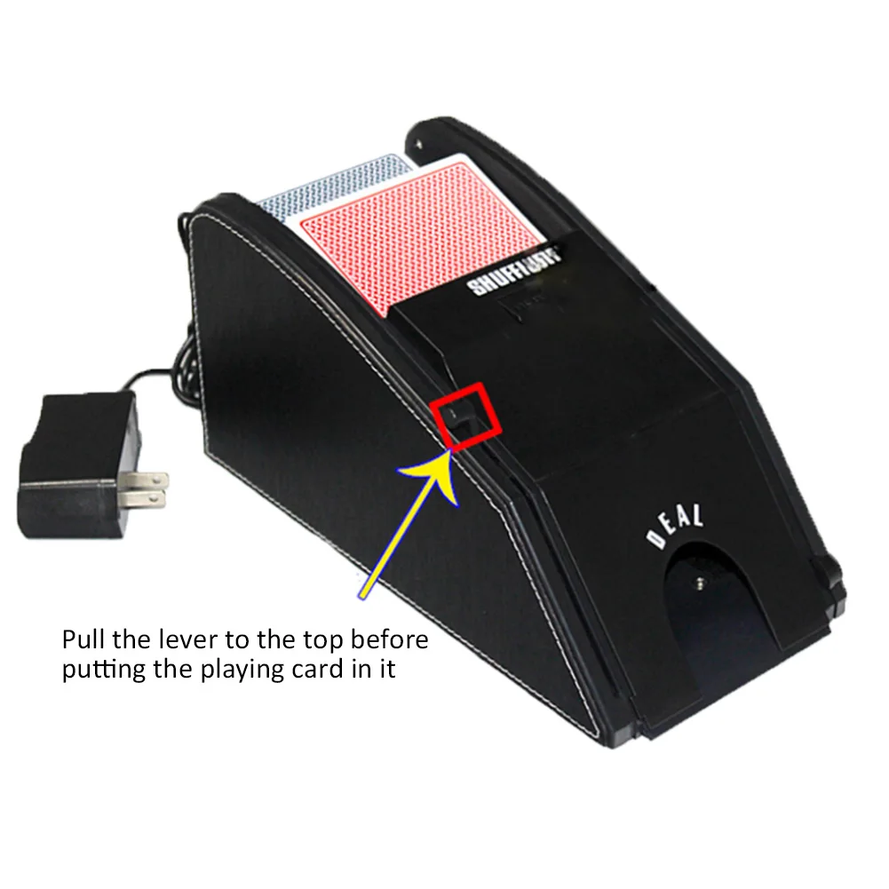 

Automatic Card Shuffler Electronic Professional Card Shuffler 2 In1 Shuffle Deal Machine Poker Shuffling Machine Board Game