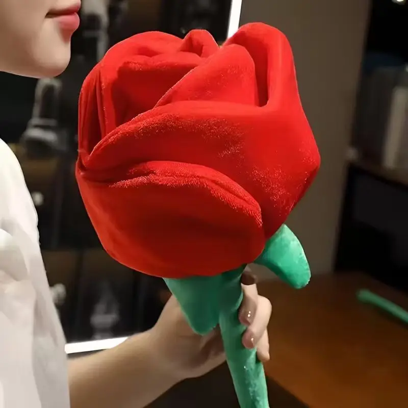 Großer Roter Künstlicher Rosenstrauß für Heimdekoration, Valentinstag und Muttertag Geschenke, Hochzeitsdekoration