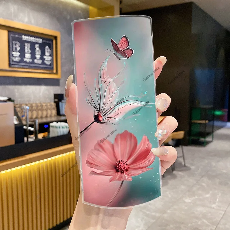 Clear Soft Silicone Cute Painted TPU Case Cover