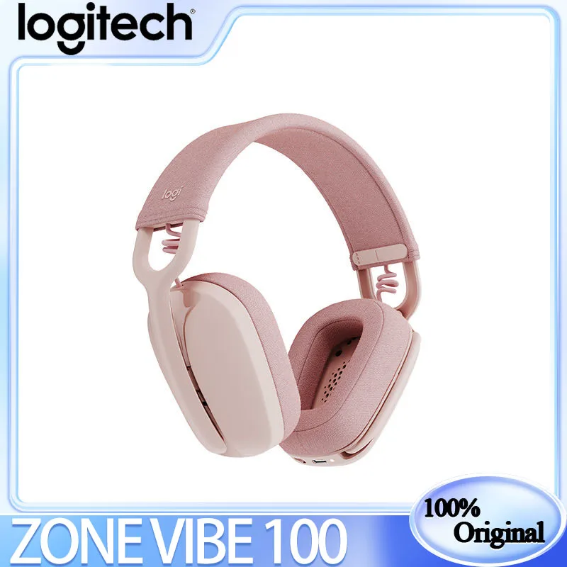 

Легкий беспроводной Bluetooth-кабель Logitech Zone Vibe 100 для геймеров достаточно Профессиональный для офиса