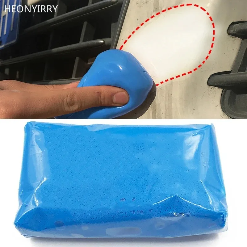 Car Wash Mud to Sludge Wipe Car Plasticine Strong Decontamination Volcanic Mud White to Black Spot cleaning magic mud