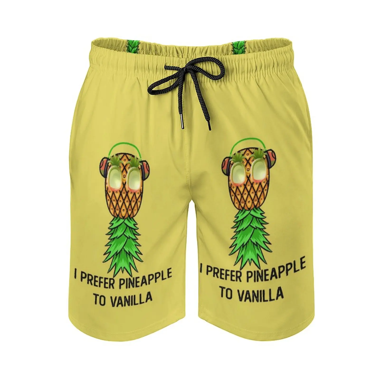 Swingers Pineapple Board Shorts Fruit Men Beach Swimming Trunks Polyester Funny Swim Trunks 3