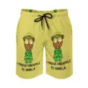 Swingers Pineapple Board Shorts Fruit Men Beach Swimming Trunks Polyester Funny Swim Trunks 3