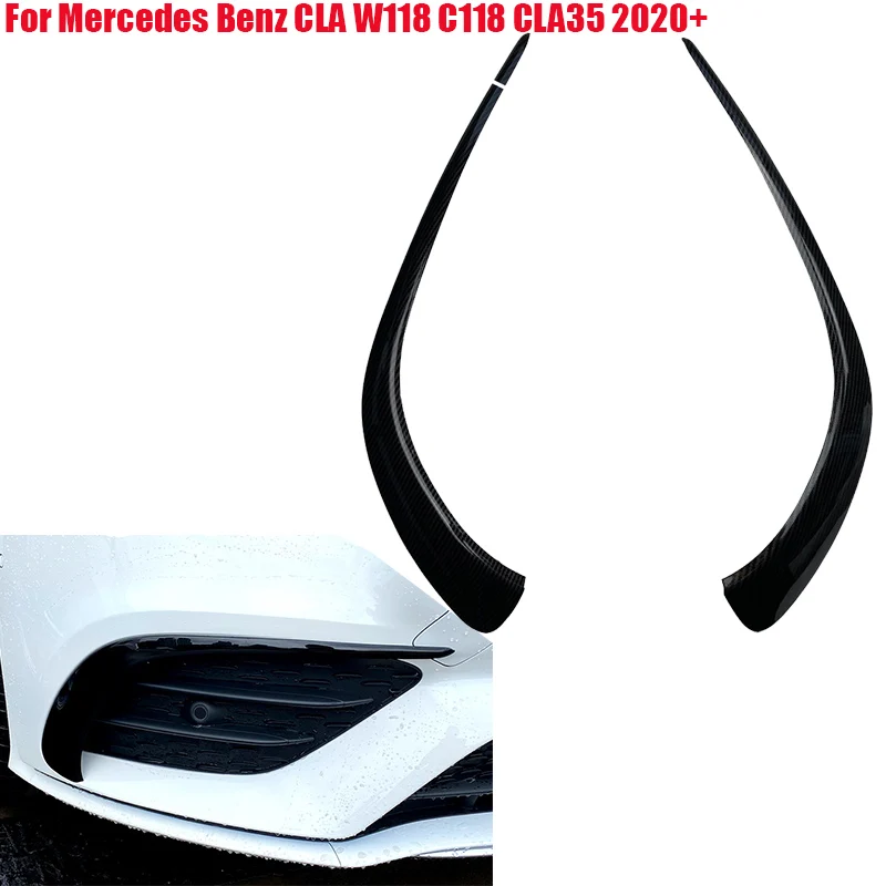 

Car Front Bumper Spoiler Side Air Vent Trim Cover Stickers For Mercedes Benz CLA Class C118 CLA180 CLA200 220 250 260 2020~2022