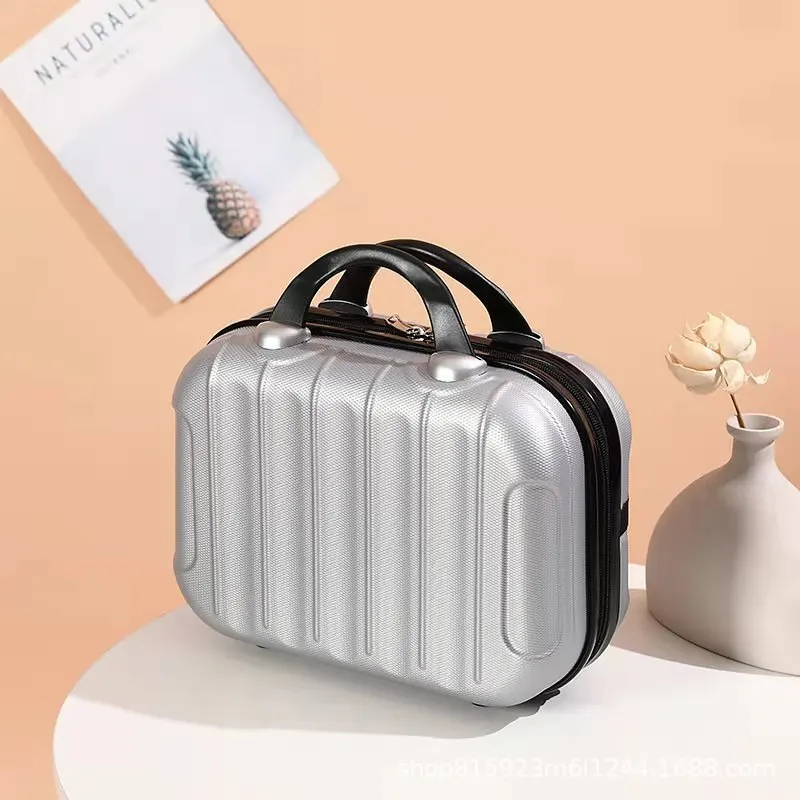 14 Inch Cosmetic Case Small Tote Bag Portable Travel Suitcase