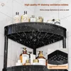 3/4/5 Tier Storage Shelf Rolling Cart Gap Storage Rack Movable Bathroom Corner Triangle Shelf Floor-standing Story StorageRacks 5
