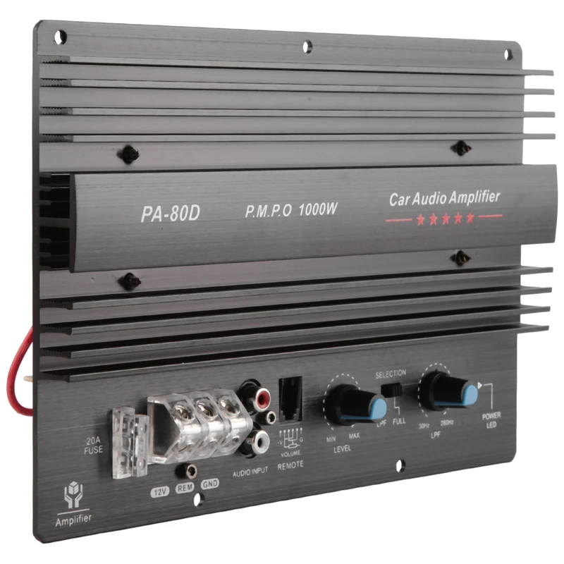 

PA-80D 12V 1000W Car Audio High Power Amplifier Amp Board Powerful Subwoofer Bass Amp Car Player Promotion