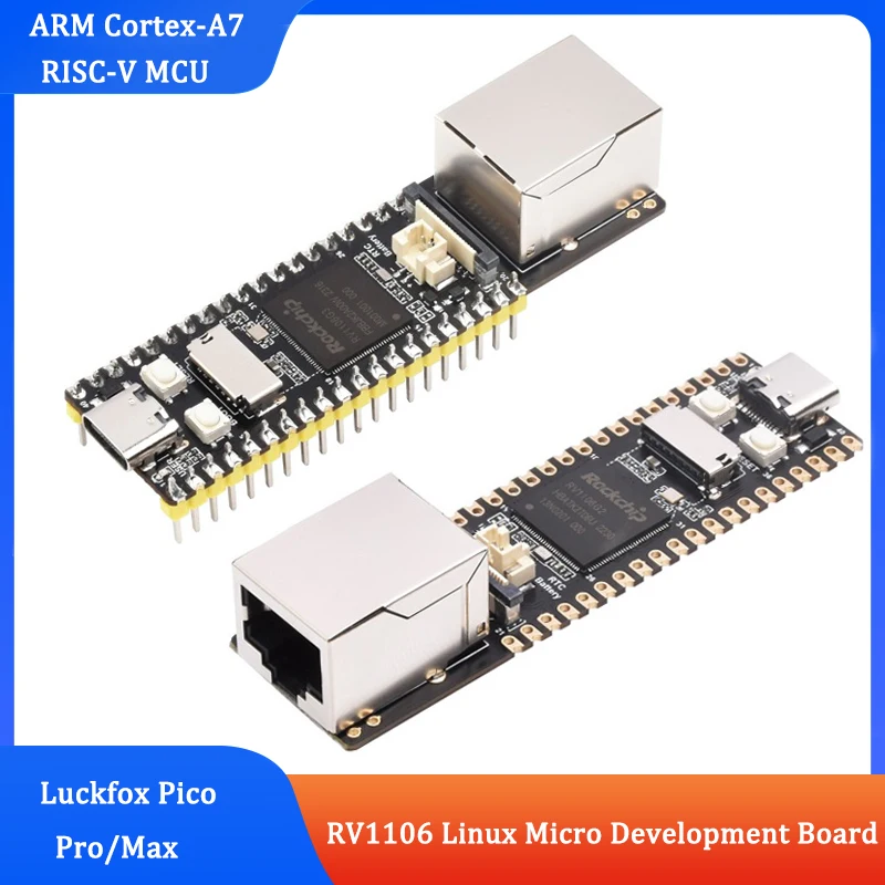 Luckfox Pico Pro/Max Rv1106 Linux Micro Development Board Arm Cortex-A7/Risc-V Mcu Npu Isp Meglio Di Raspberry Pi Pico