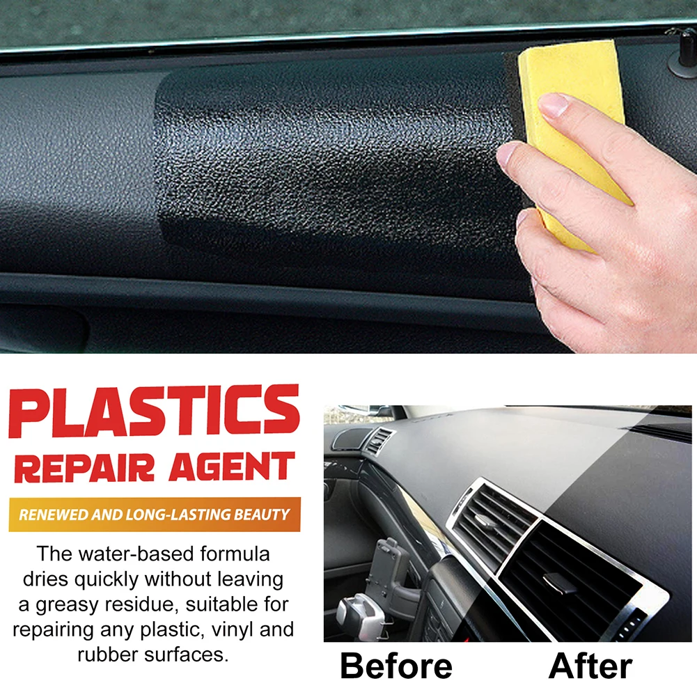 Automotive Plastic Refurbishment Agent Automotive Leather Seat Interior Polishing Cleaning Refurbishment &maintenance Agent 50ml