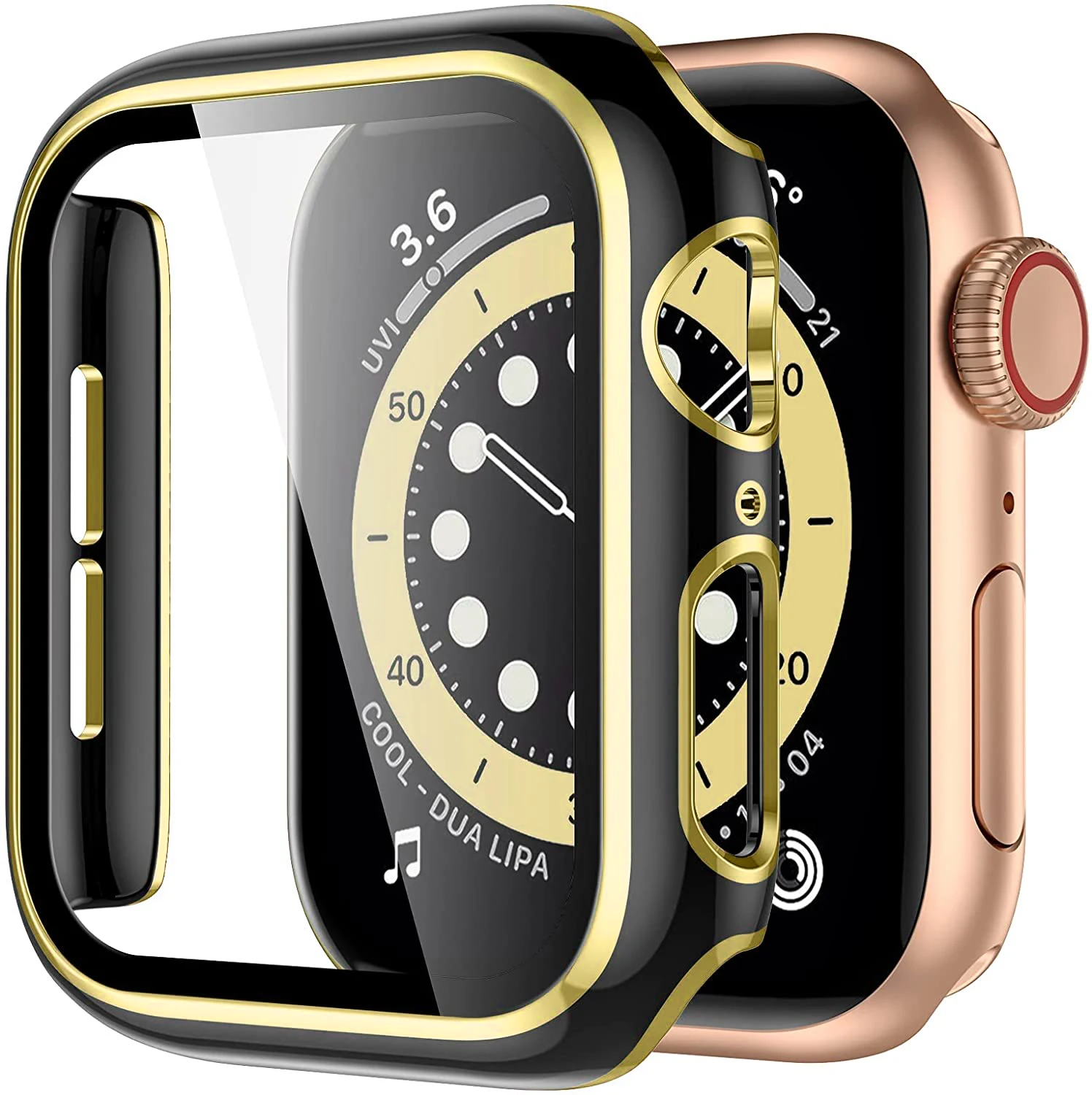 Premium Tempered Glass Screen Protector Cover for Apple Watch - PC Accessories for All Series