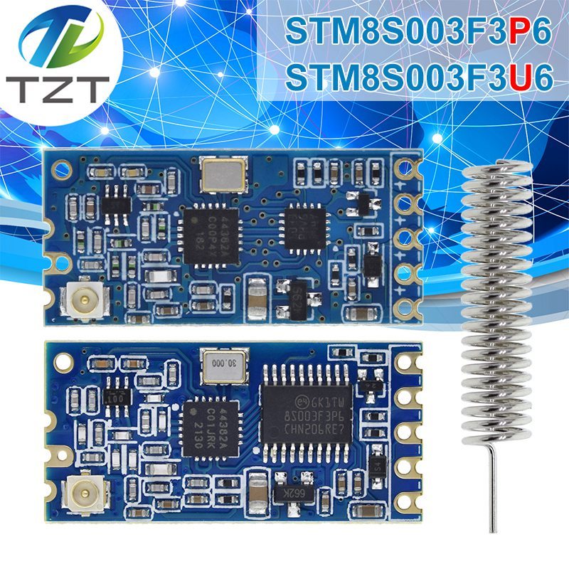 TZT  433Mhz HC-12 SI4463 Wireless Serial Port Module 1000m Replace Bluetooth NEW