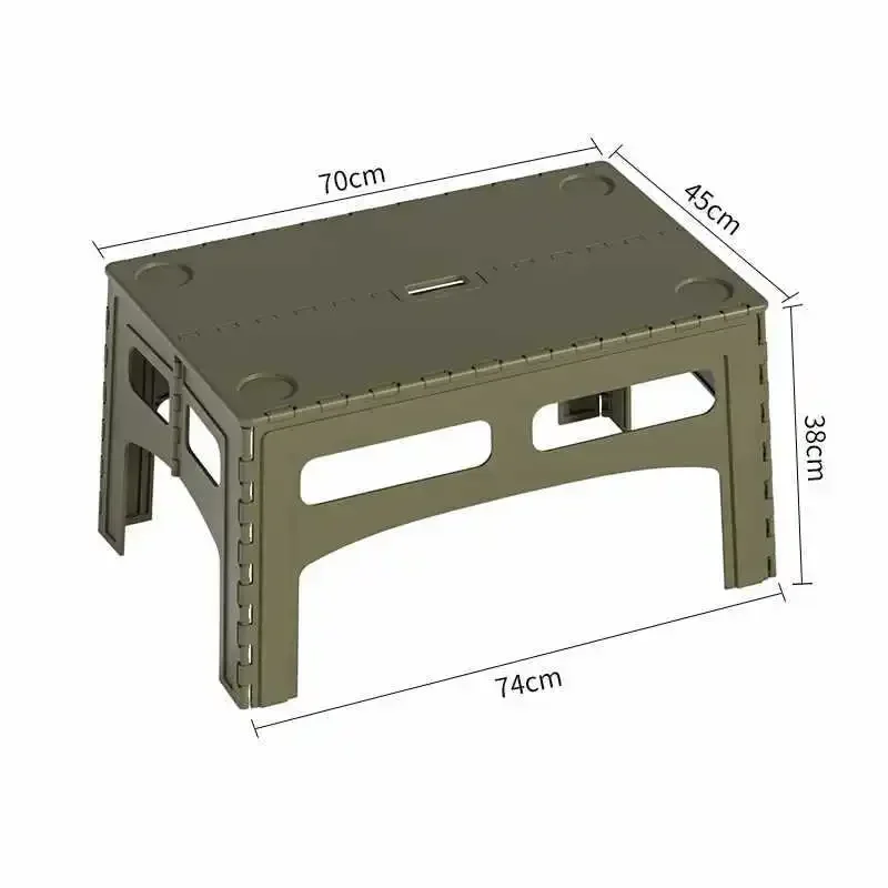 Plastic Folding Table Outdoor Portable Simple Dining Learning Baby Drawing Desk Writing Desks Stool Furniture Gaming Tables