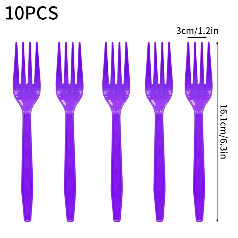 10PCS Forks